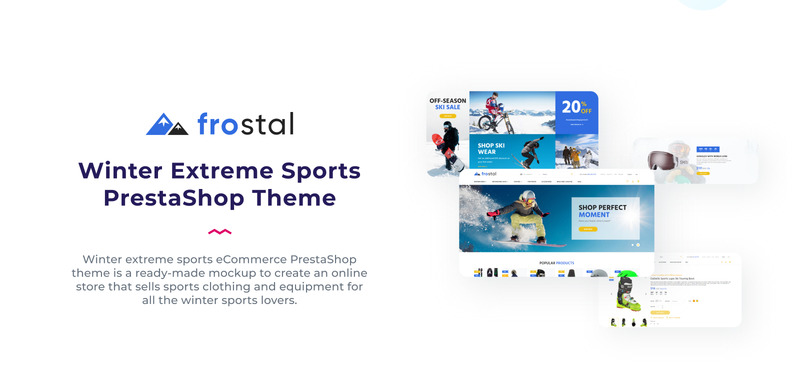 Frostal - Tema Winter Extreme Sports eCommerce PrestaShop - Features Image 3