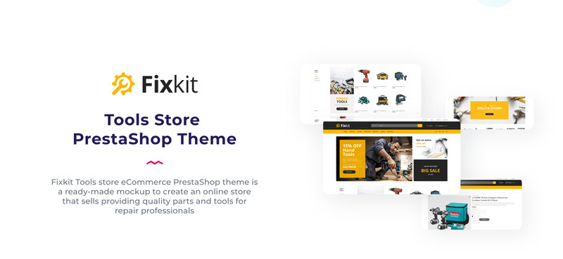 Fixkit - Tools Store Online Template PrestaShop Theme - Features Image 3