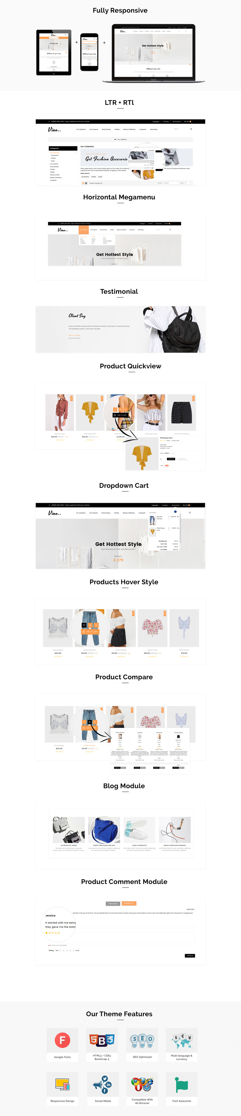 Vino Fashion Store - Responsive OpenCart Template - Features Image 1