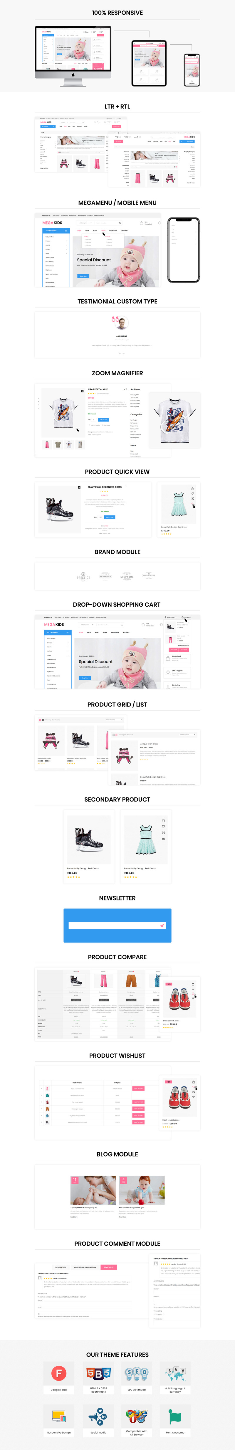 Megakids - The Mega Toy Store WooCommerce Theme - Features Image 1