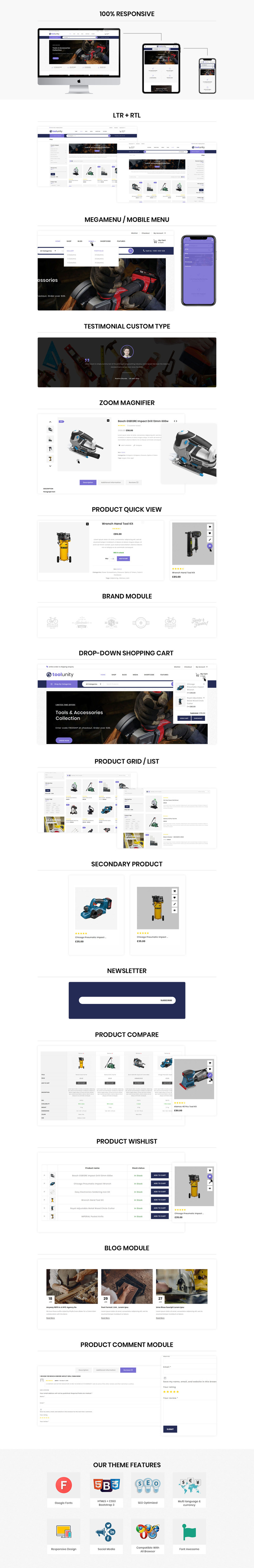 Toolunity - The Tootstore Responsive №104277 - Изображения фич 1