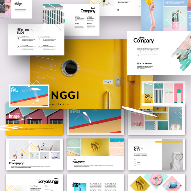 Презентация Bunggi Шаблон PowerPoint - Features Image 1