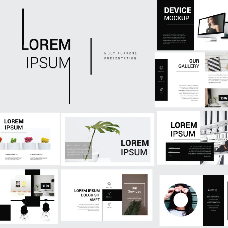 Lorem Ipsum Presentation PowerPoint template - Features Image 1