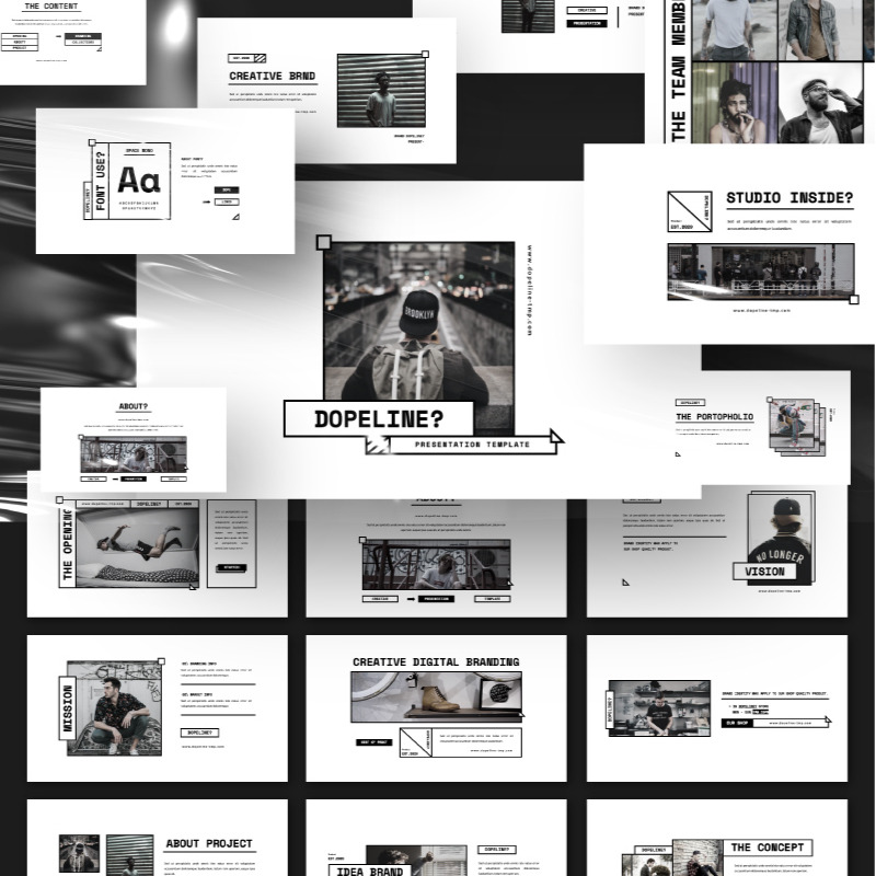 Презентация бренда DOPELINE - шаблон Keynote - Features Image 1