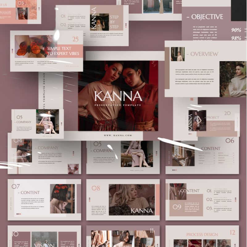 Kanna Presentation PowerPoint Template - Features Image 1