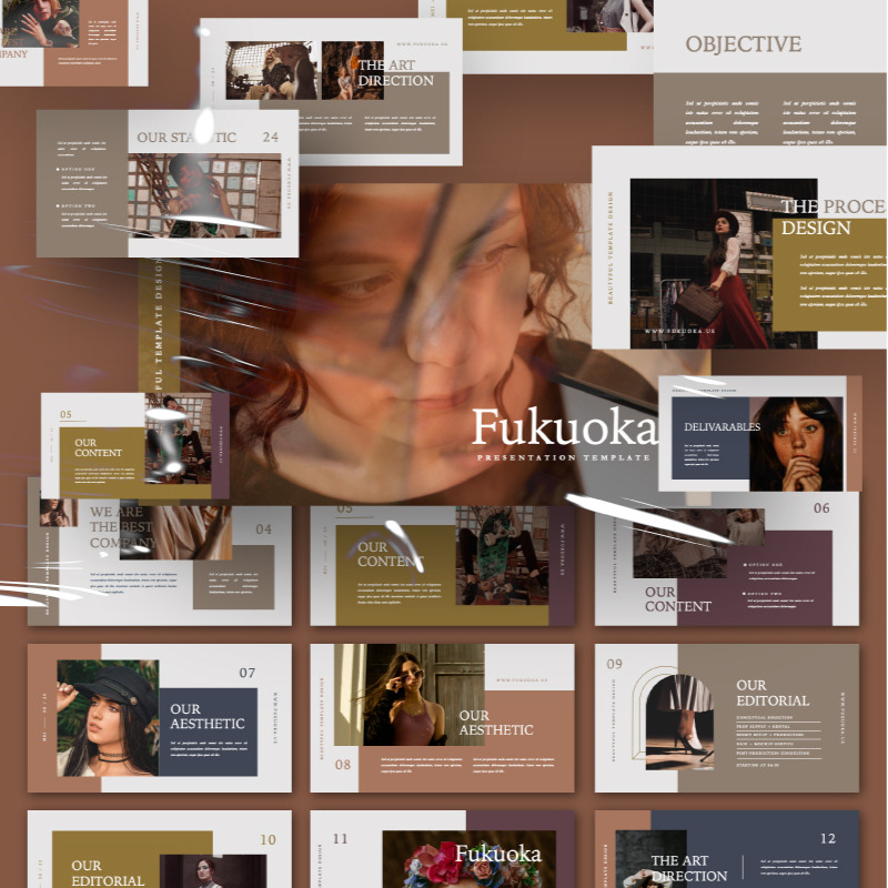 Fukuoka Presentation PowerPoint Template - Features Image 1