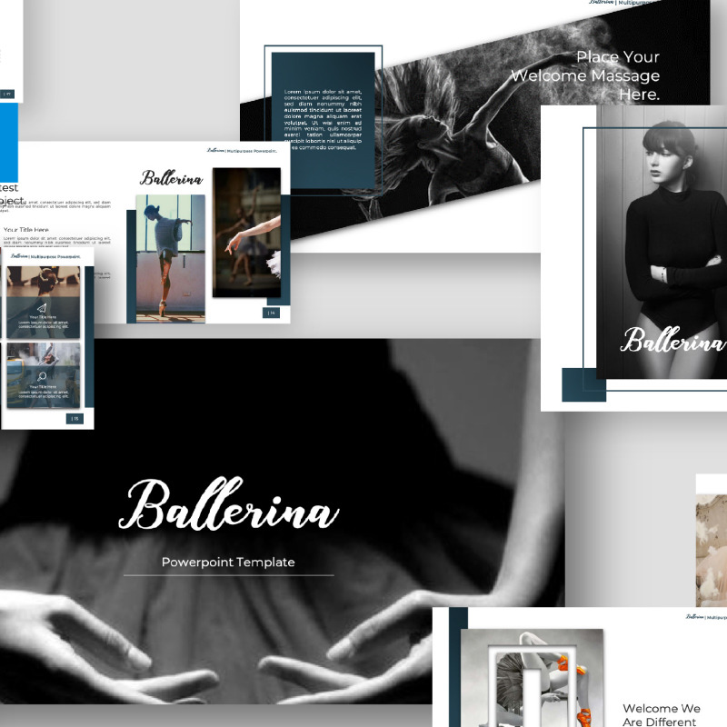 Modello PowerPoint di presentazione della ballerina - Caratteristiche Immagine 1