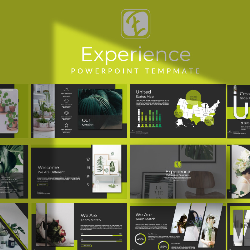 Experience Presentation PowerPoint Template - Features Image 1