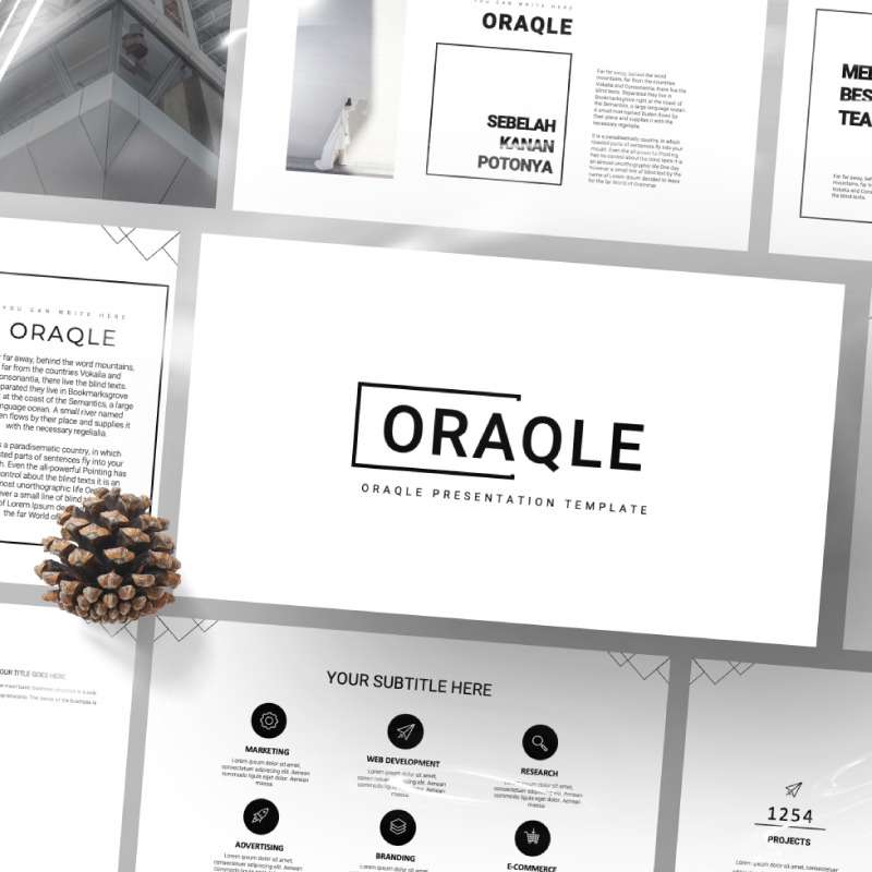 ORAQLE - Modello di Keynote - Caratteristiche Immagine 1