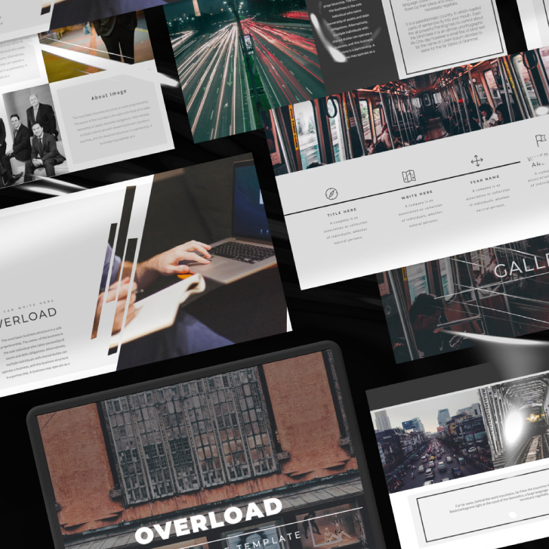 OVERLOAD PowerPoint Template - Features Image 1