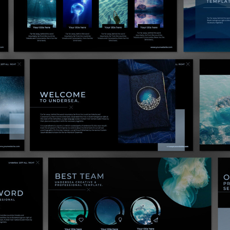 Présentation sous-marine Google Slides - Caractéristiques de l’image 1