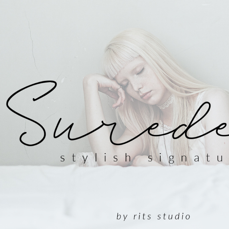 Sureder Scirpt-teckensnitt - Features Image 1