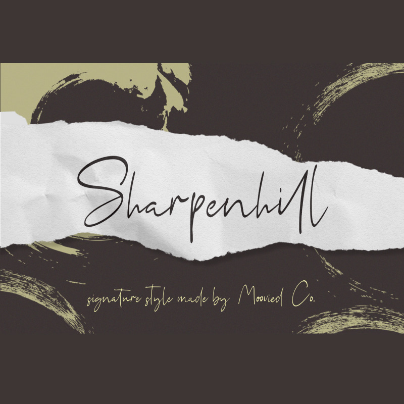 Sharpenhill Font - Features Image 1