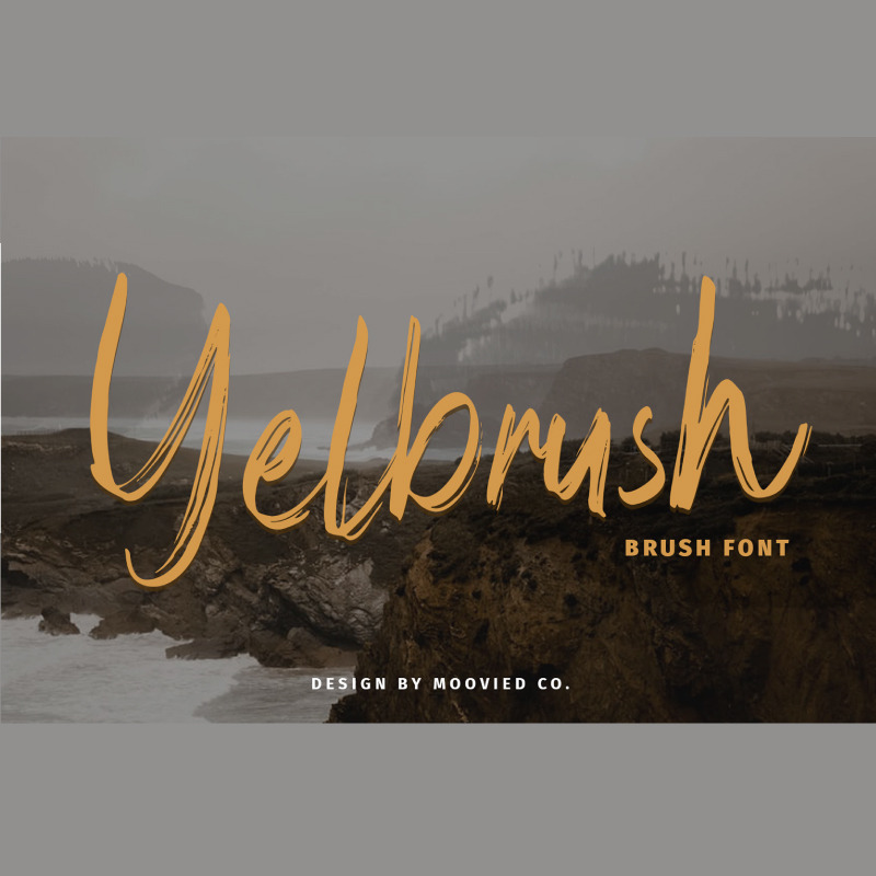 Yelbrush Font - Features Image 1