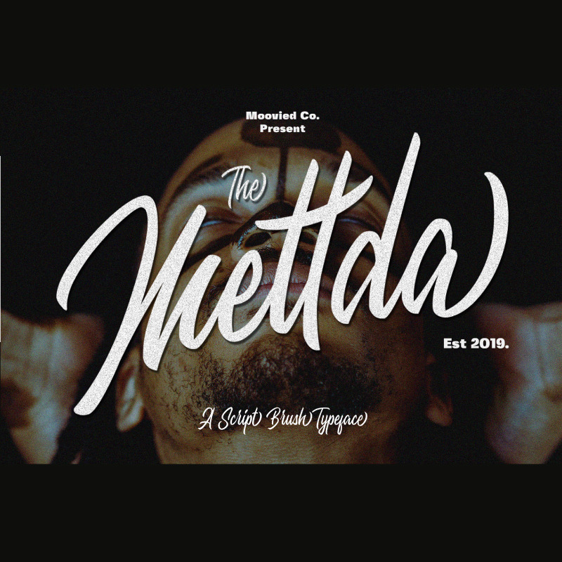 Mettda Cursive Font - Features Image 1