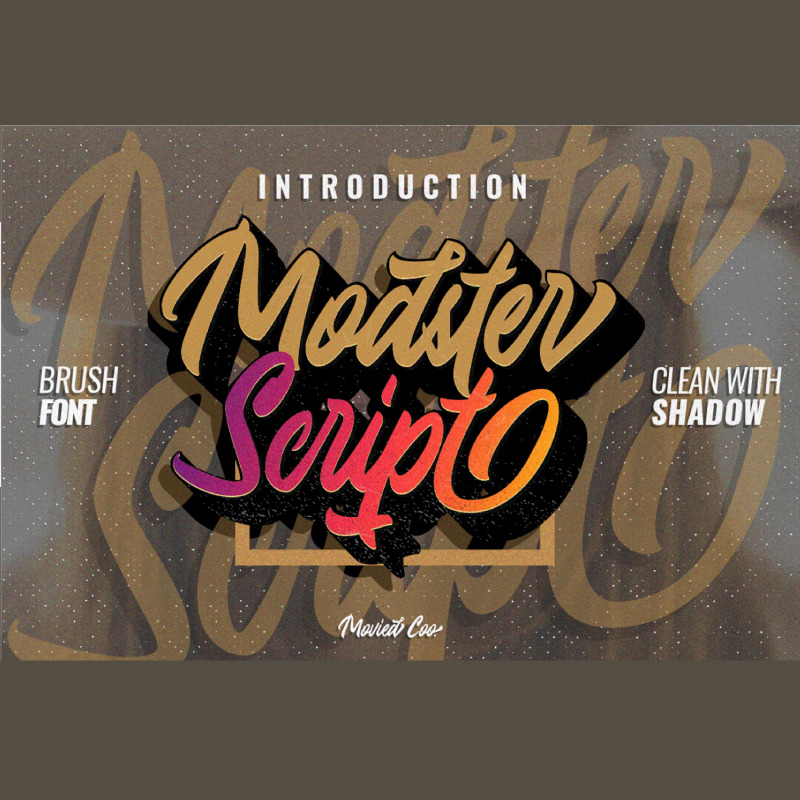 Czcionka Modster Cursive - Obraz funkcji 1