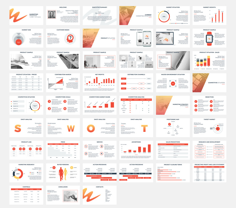 Marketing Proposal Presentation - Keynote template - Features Image 1