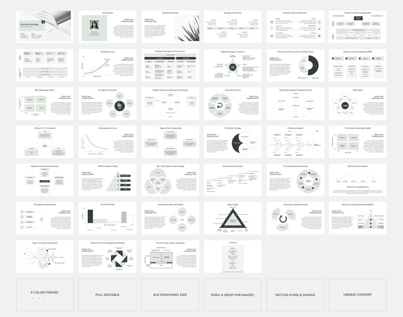 Business Strategy 2 PowerPoint template - Features Image 1