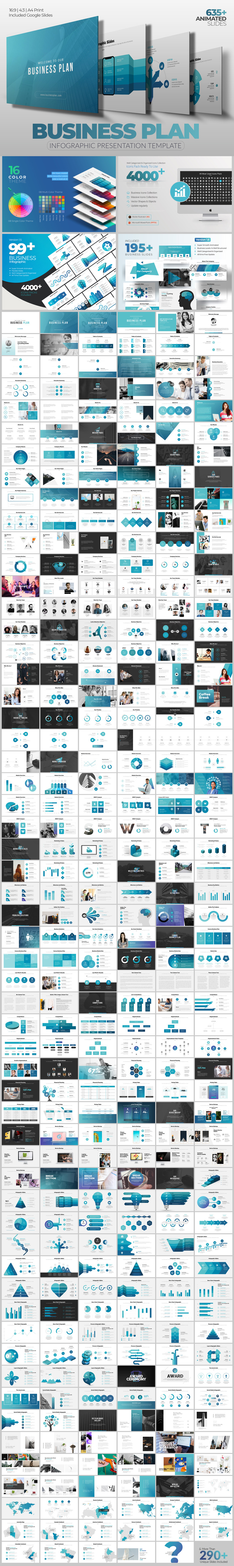 Infographic Business-Plan Presentation №118387 - Изображения фич 1