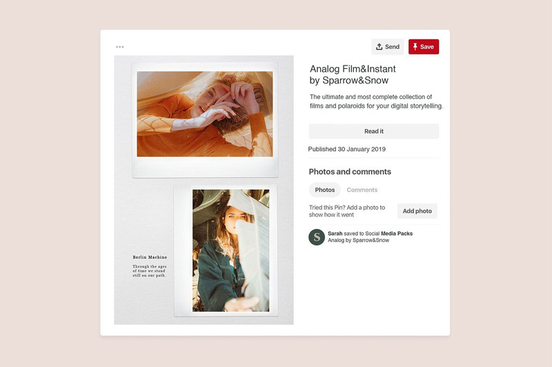 Analog Film & Instant - Kit Social Media Template - Features Image 4