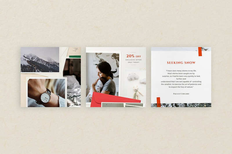Paper Moodboard - Kit Social Media Template - Features Image 15