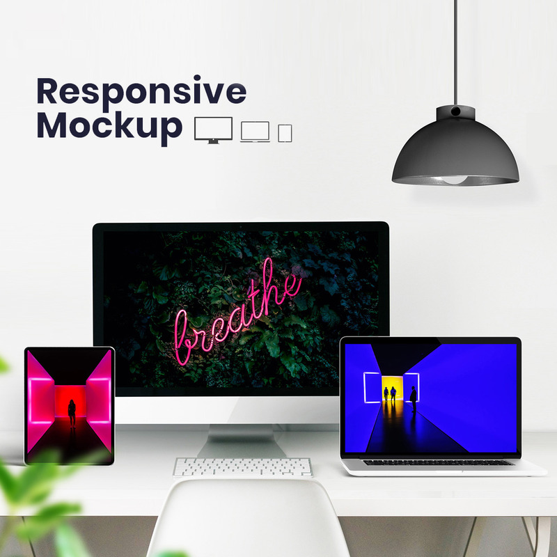 Responsive Template product mockup - Features Image 1