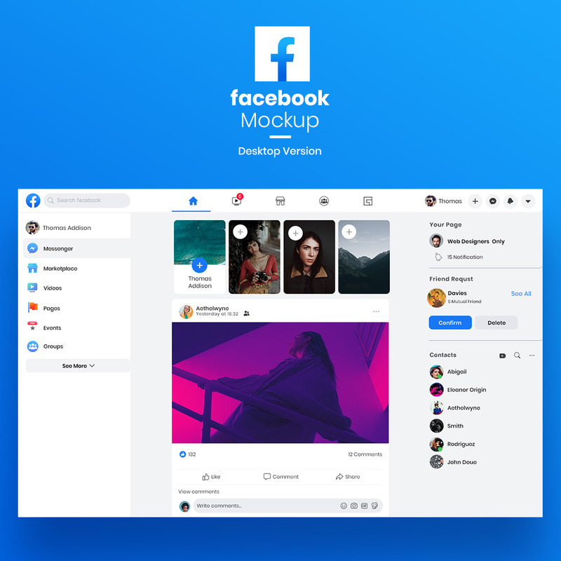 Facebook Post Social Media Template - Features Image 1