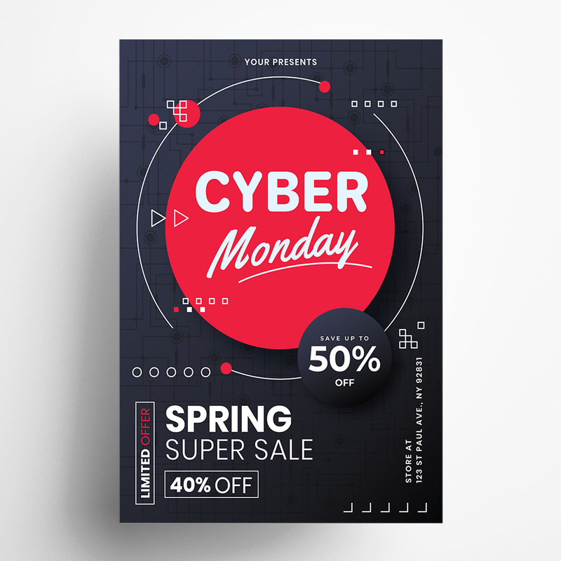 Cyber Monday - Illustrazione - Caratteristiche Immagine 1