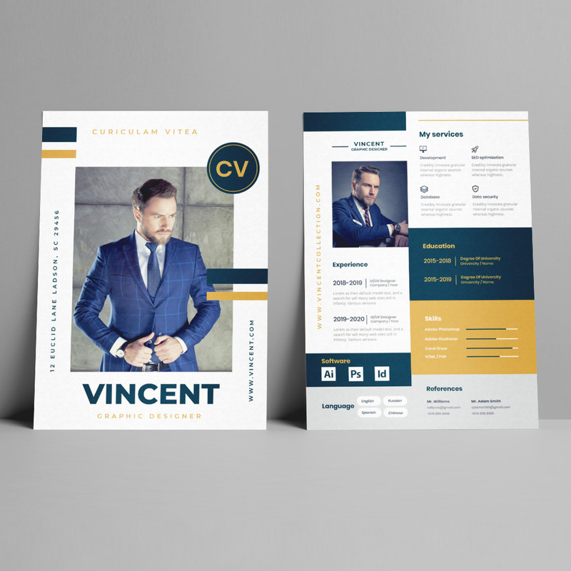 Creative Resume Template - Features Image 1