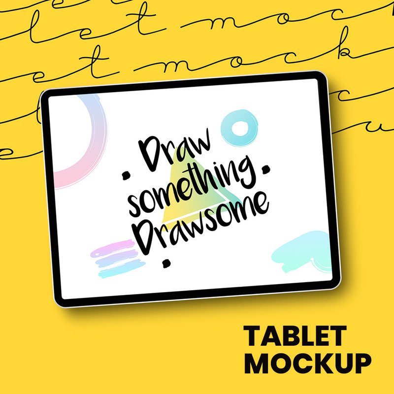 Tablet product mockup - Features Image 1