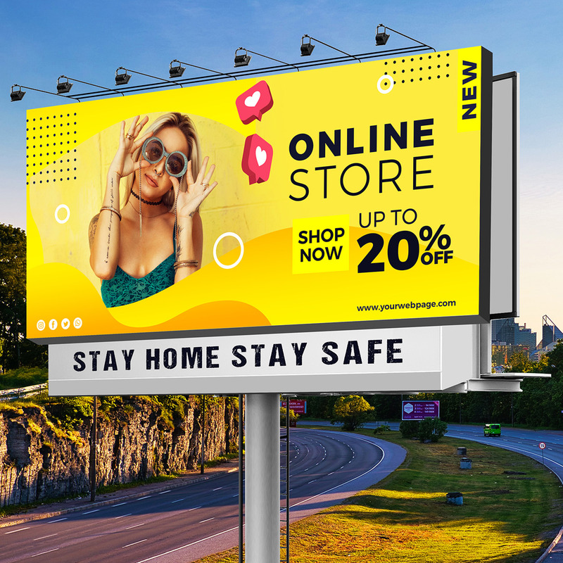 Billboard product mockup - Features Image 1