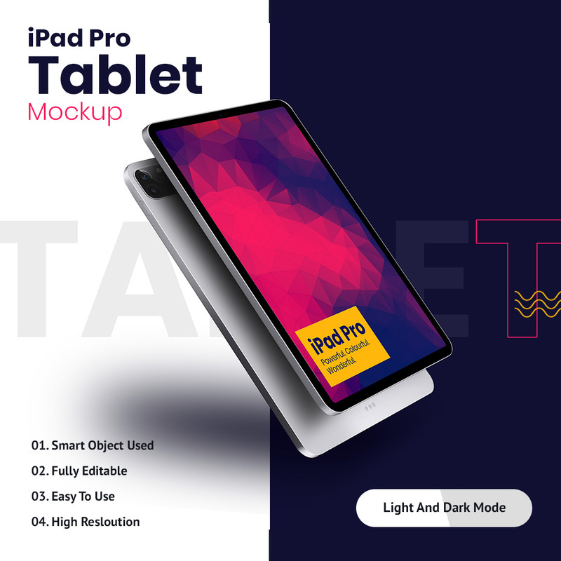 Modello di prodotto per tablet - Caratteristiche Immagine 1