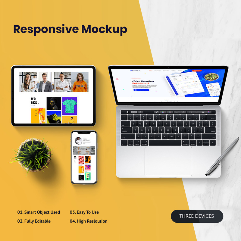 Mockup di prodotto reattivo - Caratteristiche Immagine 1