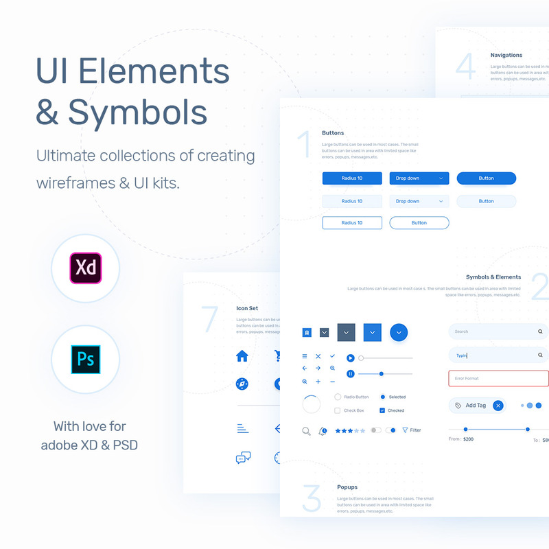 Symbols UI Elements - Features Image 1