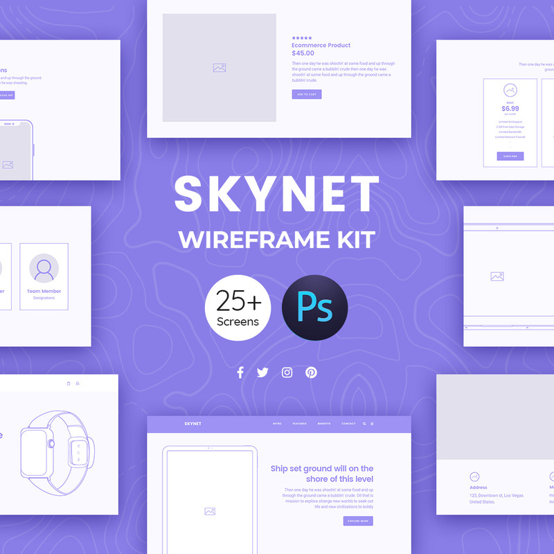 Skynet Web UI Elements - Features Image 1