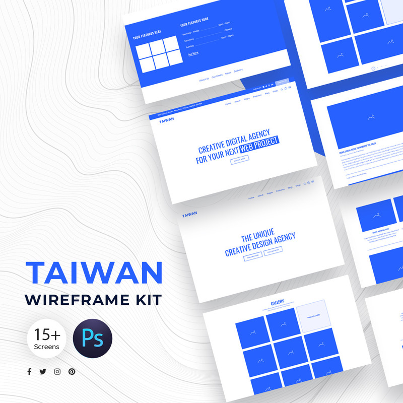 Taiwan Web UI Elements - Features Image 1