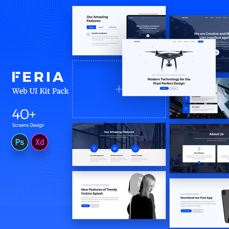 Feria Web UI Elements - Features Image 1