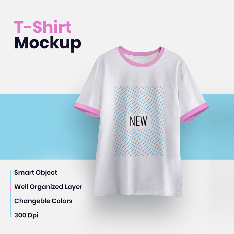 T-shirt produkt mockup - Features Image 1