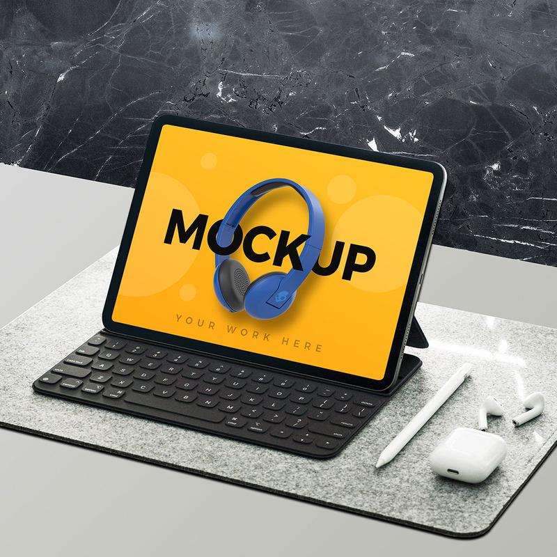 Modello di prodotto per tablet - Caratteristiche Immagine 1