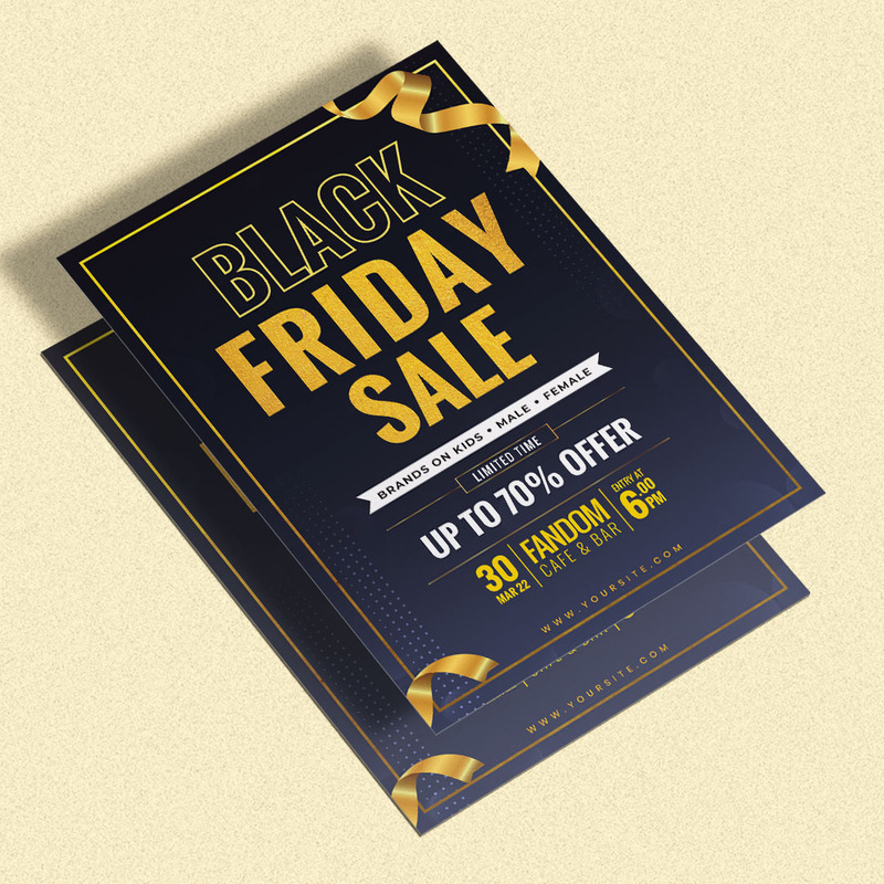Black Friday Flyer - Vállalati-azonosság sablon - Features Image 1