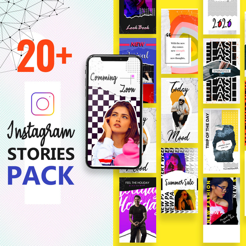 Instagram Stories Social Media Template - Features Image 1