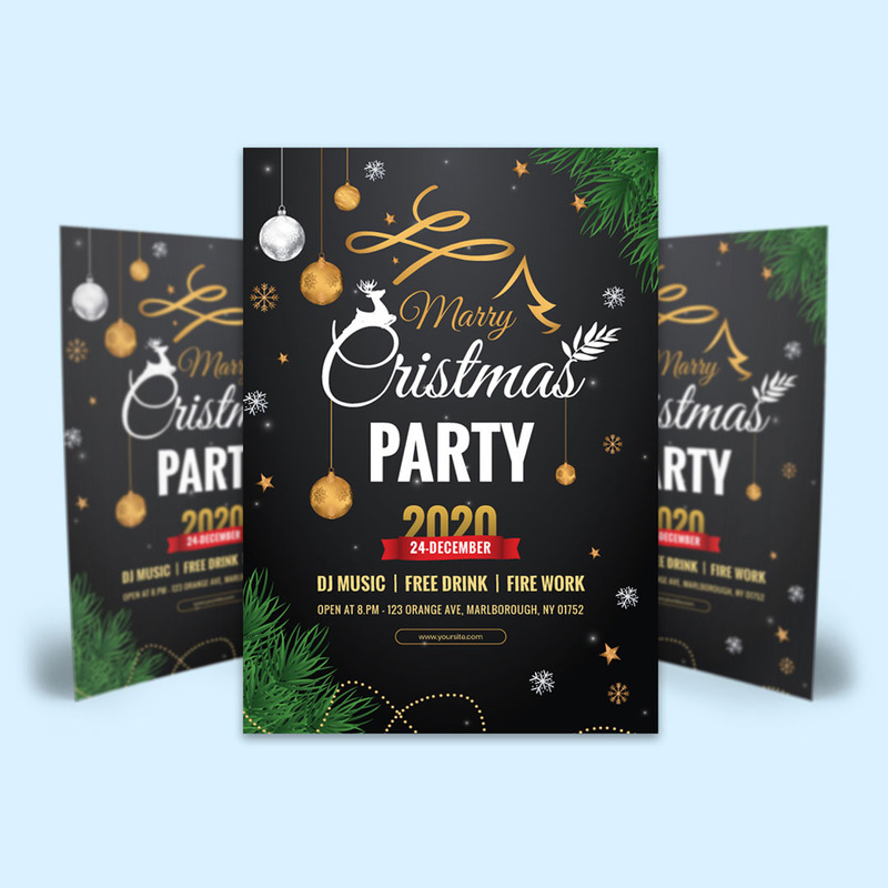 Christmas Flyer - Corporate Identity Template - Features Image 1