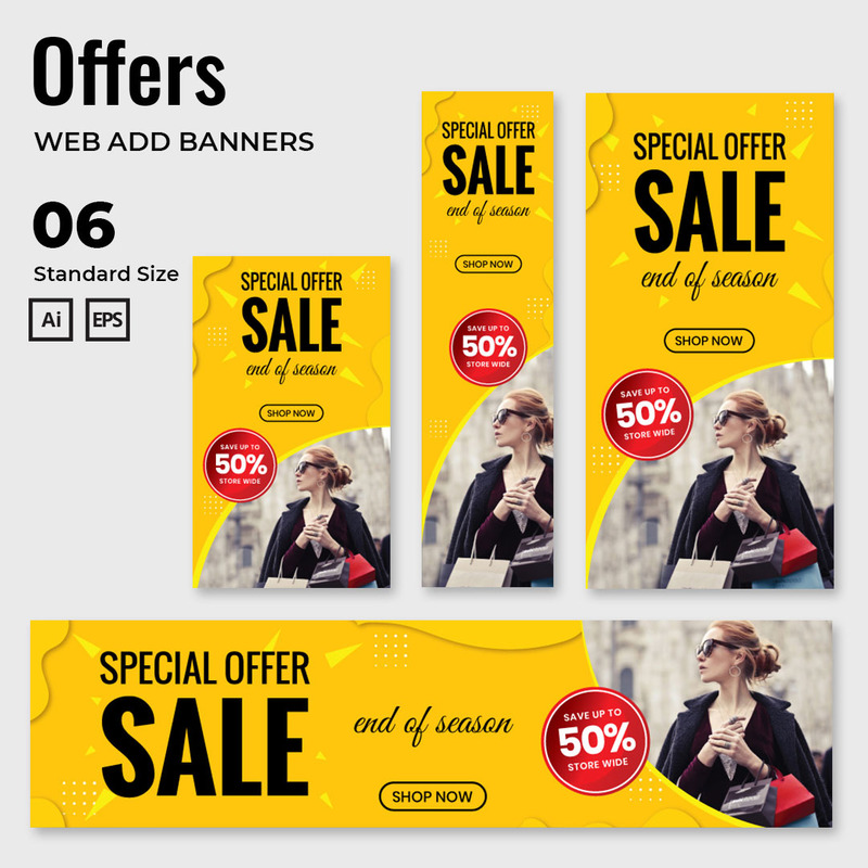 Bannière de vente - modèle d'identité d'entreprise - Caractéristiques de l’image 1