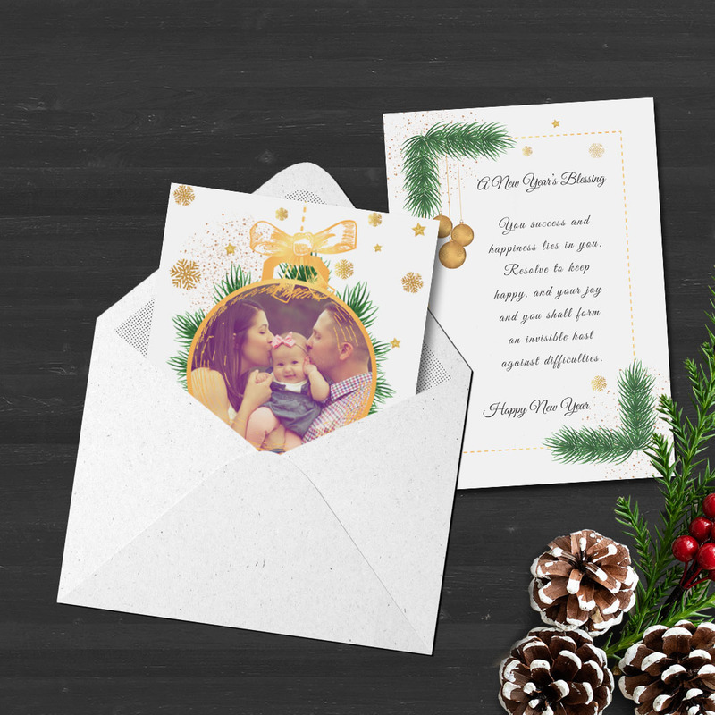 New Year Greeting Card - Corporate Identity Template - Features Image 1