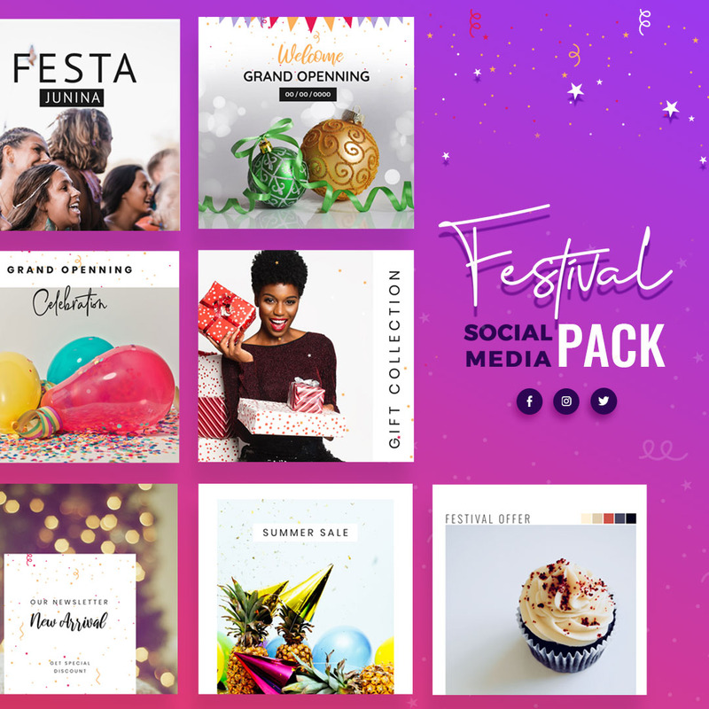Festival Season Social Media Template - Features Image 1