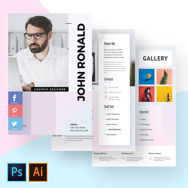 Szablon CV projektanta graficznego - Obraz funkcji 1