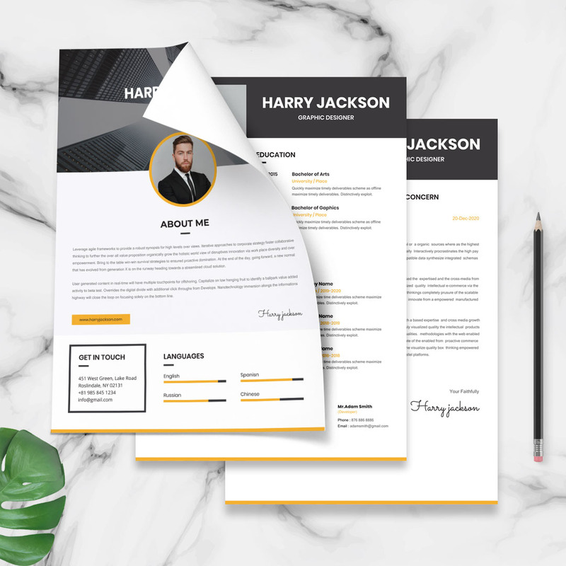 Professional Resume Template 151134 - 1573393 1609832802102 Presentational Promotional Image 1080x1080