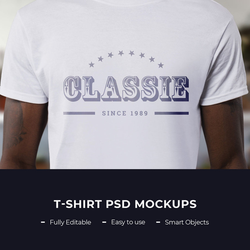 Mockup di prodotto t-shirt - Caratteristiche Immagine 1