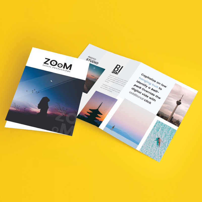 Photography Bi- Fold Brouchure - Corporate Identity Template - Features Image 1