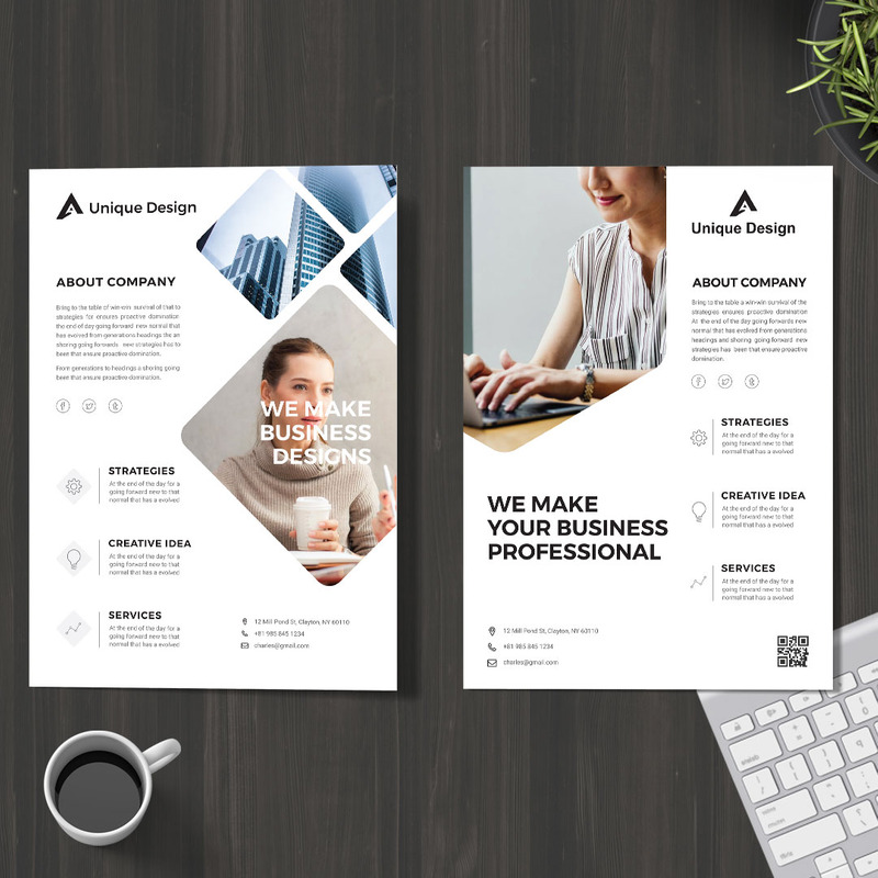 Minimal Business Corporate Identity Template - Features Image 1